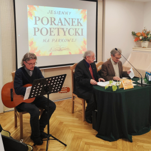 Jesienny poranek poetycki na Parkowej