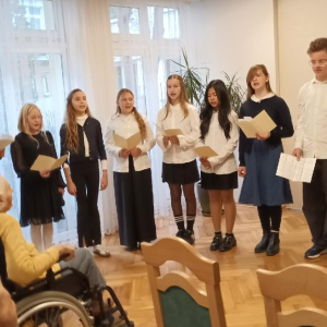 Spotkanie z młodzieżą ze Szkoły Podstawowej Warsaw Montessori School 