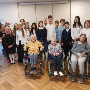 Spotkanie z młodzieżą ze Szkoły Podstawowej Warsaw Montessori School 