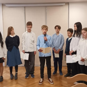 Spotkanie z młodzieżą ze Szkoły Podstawowej Warsaw Montessori School 