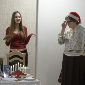 Świąteczne przedstawienie w aranżacji Młodzieży z CLVI Liceum Integracyjnego Przy Łazienkach Królewskich