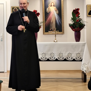  Wizyta ksiedza biskupa Michała Janochy – biskupa pomocniczego Archidiecezji Warszawskiej w DPS